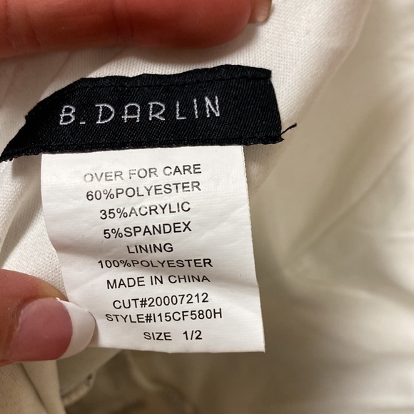 B. Darlin white and black strapless dress. - Picture 4 of 6